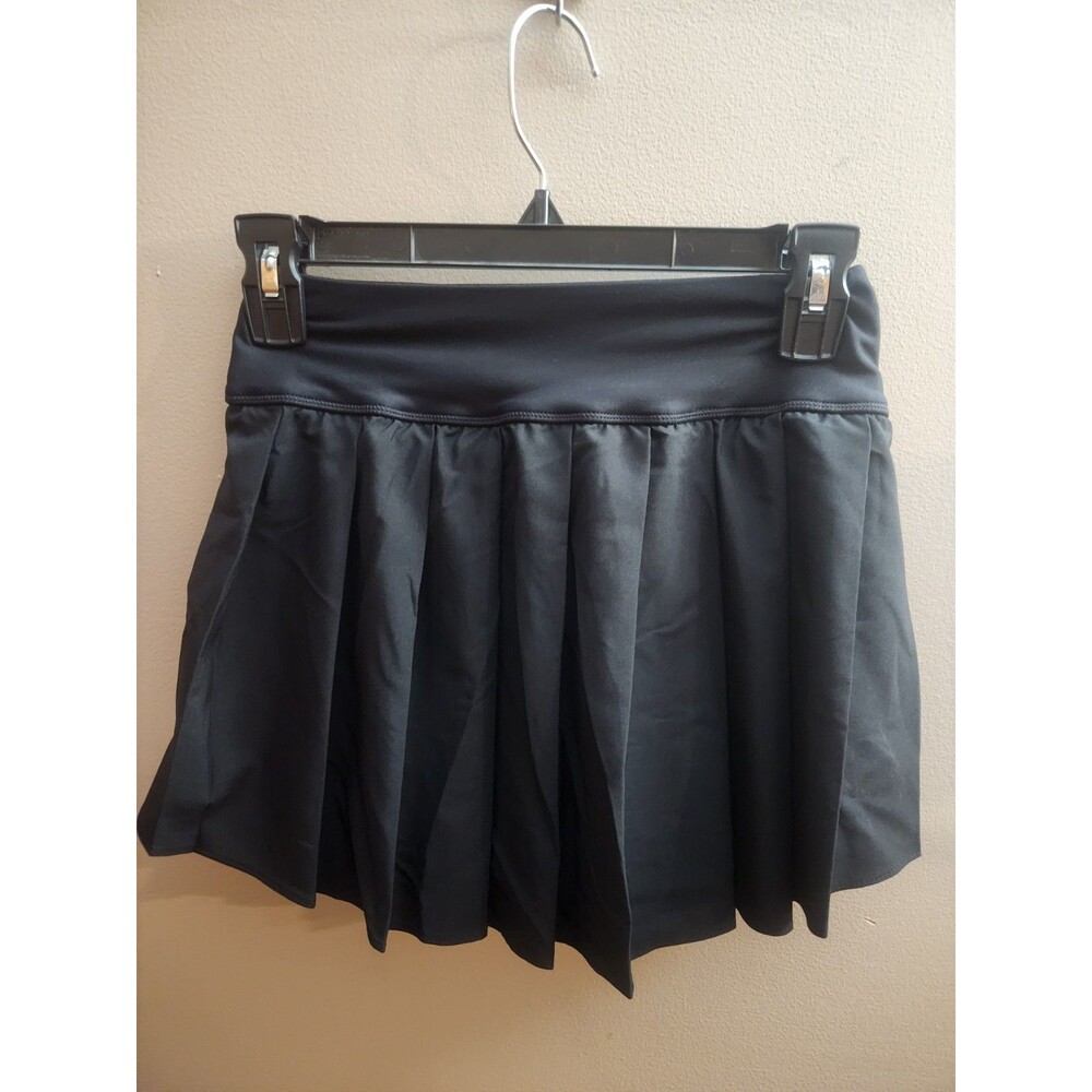 Old Navy Black High Waisted Pleated Performance Skort Size XSP NWT